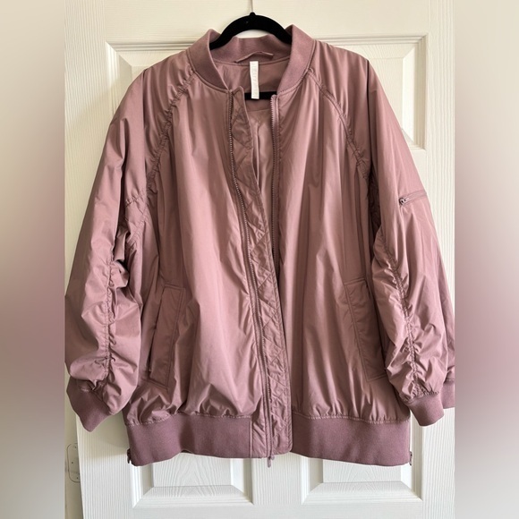 Zella Jackets & Blazers - Zella Go With It Aviator Jacket. Purple Moon color.XL